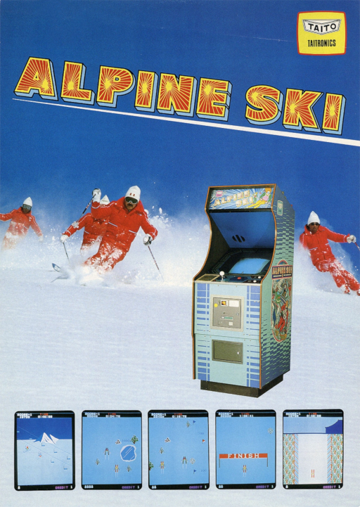 Alpine Ski (set 1) Arcade Game Cover